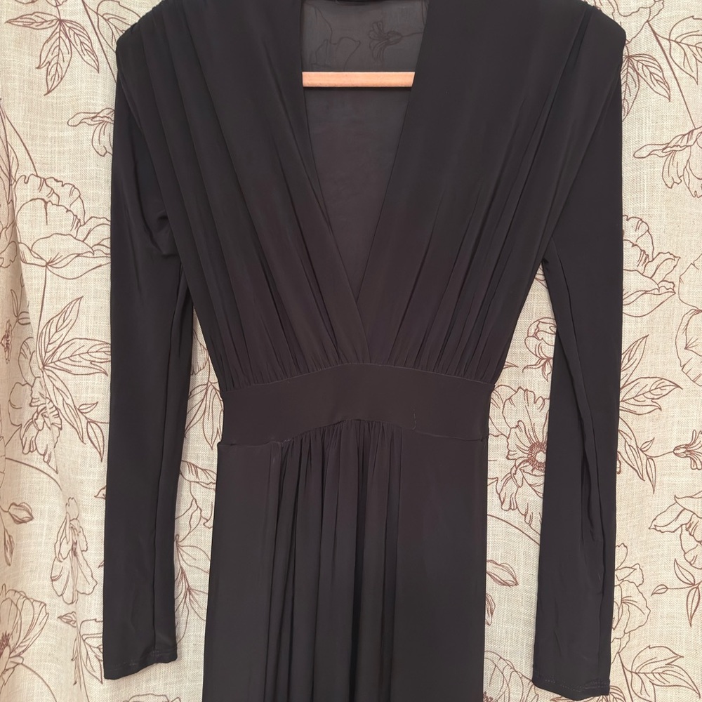 Fashion Nova Black Long Sleeve Dress